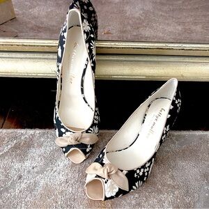 Betty Muller Gazebo Garden Nero Kitten Heel shoes